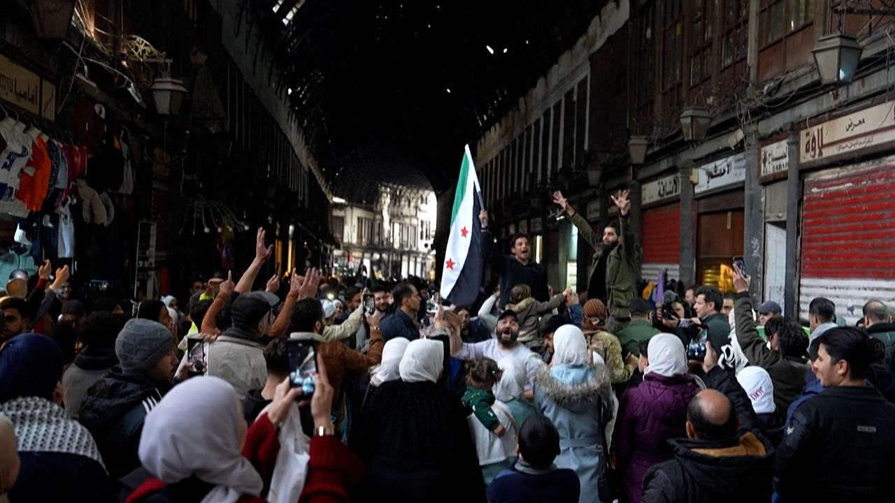 Syrians Flock to Damascus Old City After Rebel Takeover