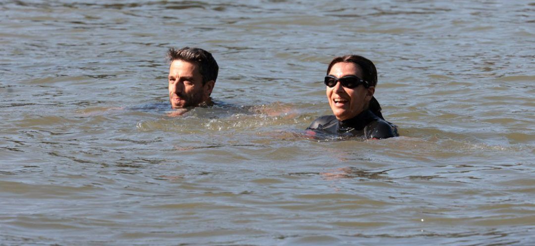 Paris Mayor Takes Pre-Olympic Dip to Prove the Seine Is Clean