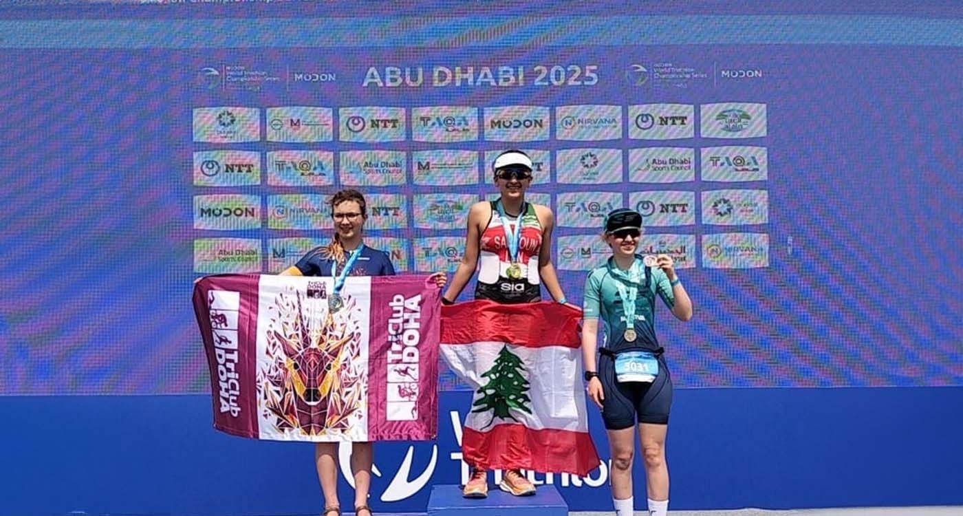 Triathlon: Mia Sahioun Rises to the Top of West Asia