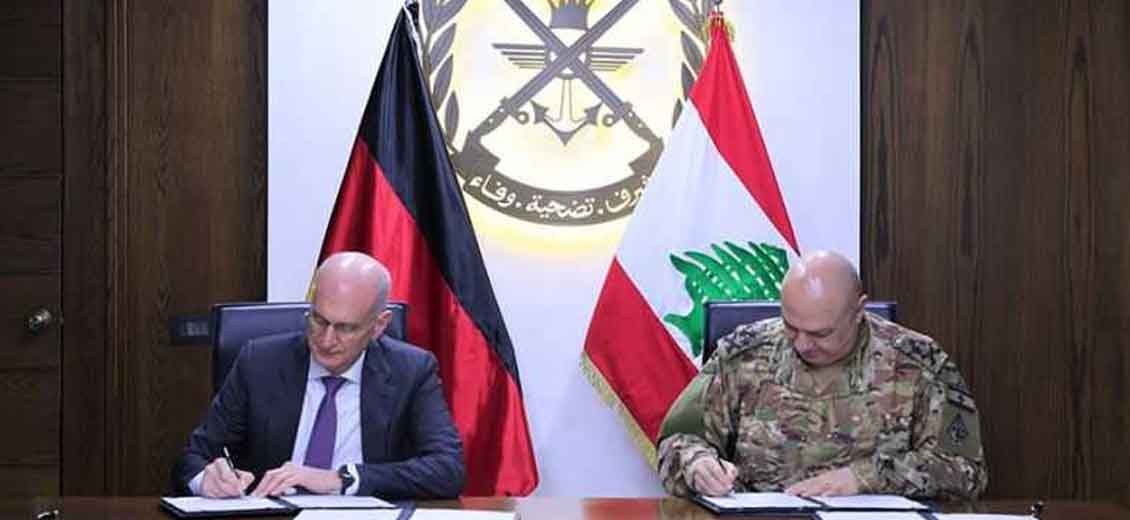 German Donation Worth Two Million Euros to the Lebanese Army