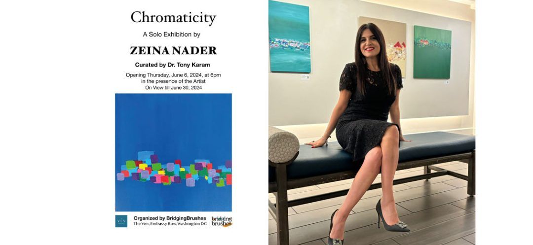 ‘Chromaticity’: Zeina Nader’s Dazzling Solo Exhibition in Washington