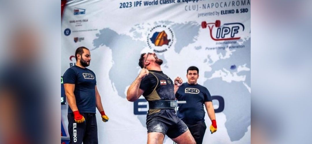 Lebanese Étienne Chaer Shatters the World Record at the World Powerlifting Championships