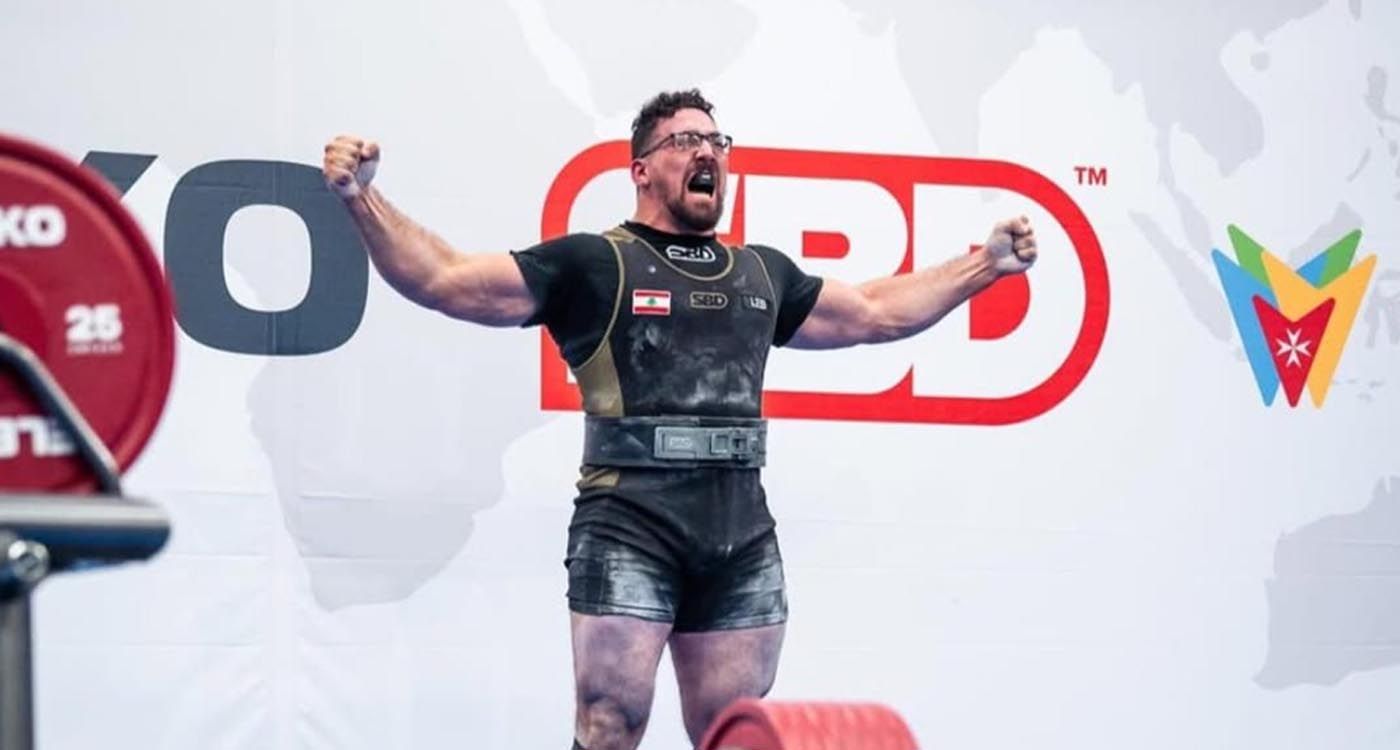 Powerlifting: Etienne el-Chaer, the Colossus from Jbeil, Strikes Gold on the World Stage