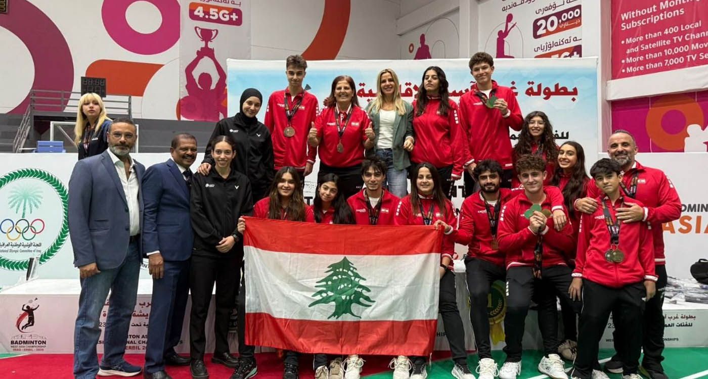 Badminton: Lebanon Shines in Erbil With 12 Medals