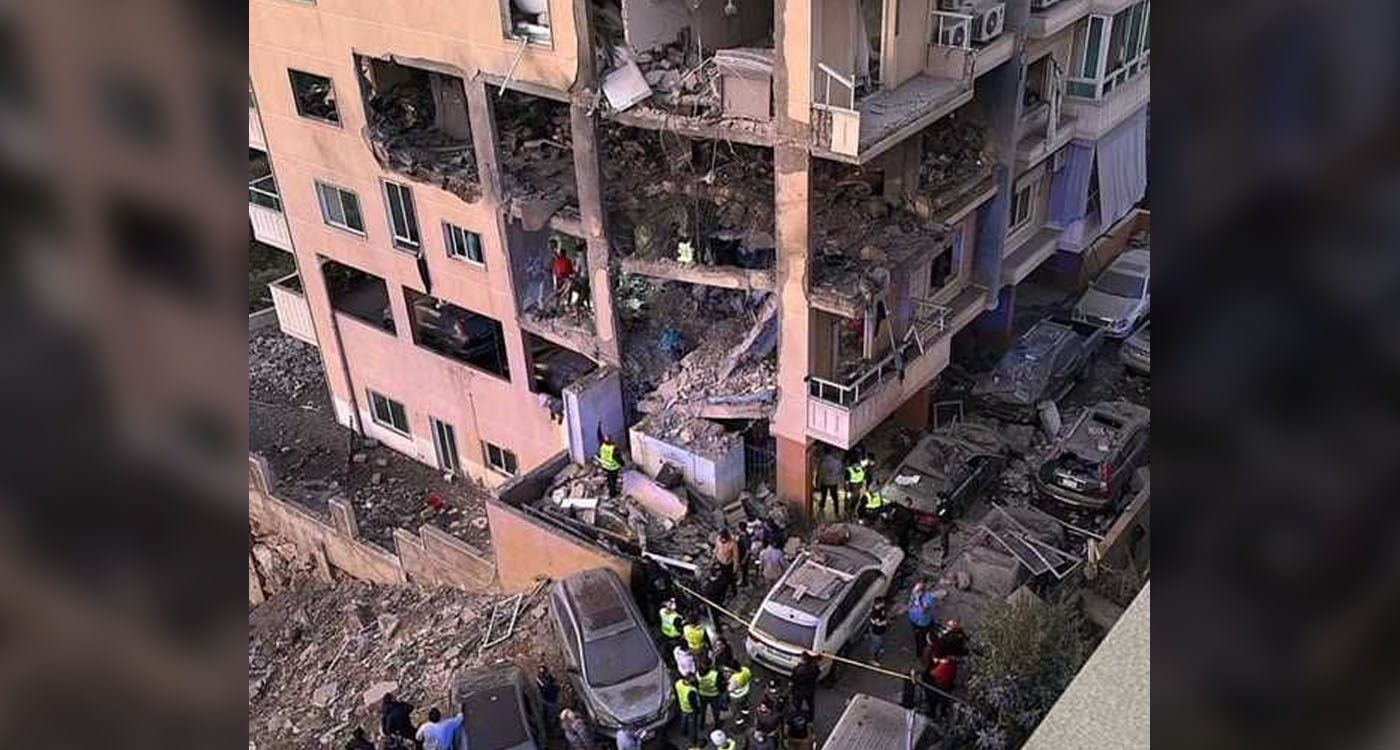 Beirut's Southern Suburb Under Israeli Fire 