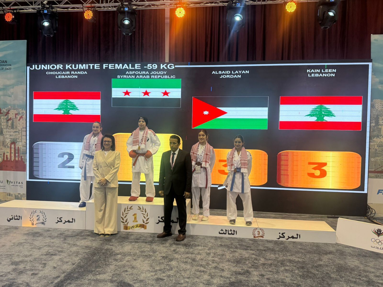 Karate: One Silver and One Bronze for Lebanon