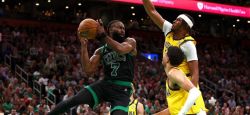Brown Shines as Celtics Take Lead Over Pacers, Haliburton Hurt