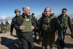 Netanyahu Visits Israeli Troops in Syria Beyond Ceasefire Line