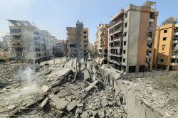 Beirut Southern Suburbs After Fourth Israeli Attack Since Ceasefire