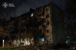Russian Strikes on Kyiv Apartment Blocks Kill Six