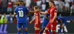 Euro-2024: Mbappe, Lewandowski Score Penalties as France and Poland Draw