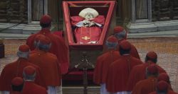 Pope Francis' Coffin Begins Procession Towards Saint Peter's Basilica