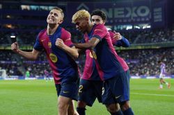 Espagne: Barcelone s'arrache pour l'emporter chez la lanterne rouge Valladolid