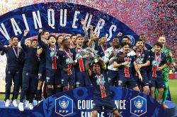 Coupe de France: le PSG fait le plein de confiance avant l'Inter