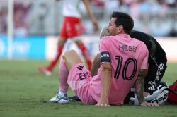 Foot: Messi est sorti sur blessure avec l'Inter Miami