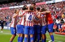 Espagne: l'Atlético Madrid terrasse le Real 5-2 avec un doublé d'Alvarez
