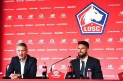 Foot: treize ans après, Giroud retrouve la Ligue 1 avec Lille