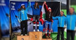 Ski alpin: Sara Zeidan taille sa trace en bronze sur les pistes grecques