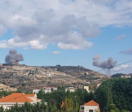 Israeli Army Strikes Hezbollah Training Compounds in Southern Lebanon