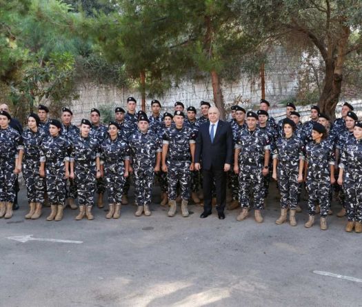 President Aoun Inspects the Presidential Guard