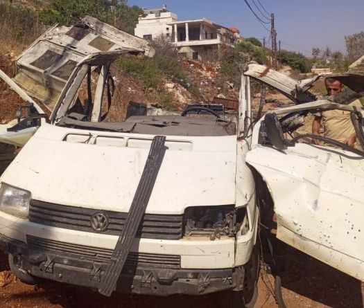 Israeli Raids Pound Hezb Sites in South Lebanon