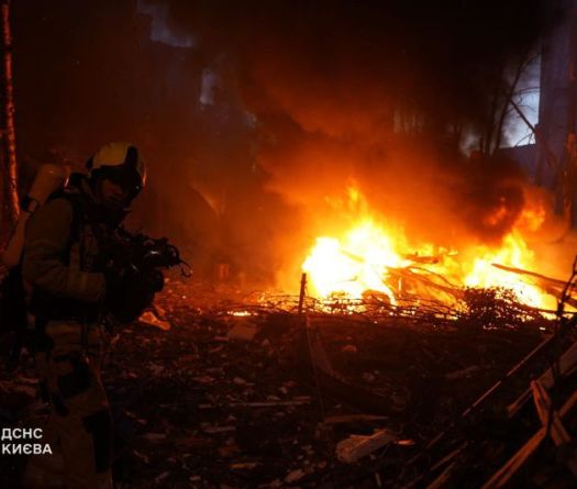 Ukraine says Four Killed in Massive Russian Drone, Missile Attack