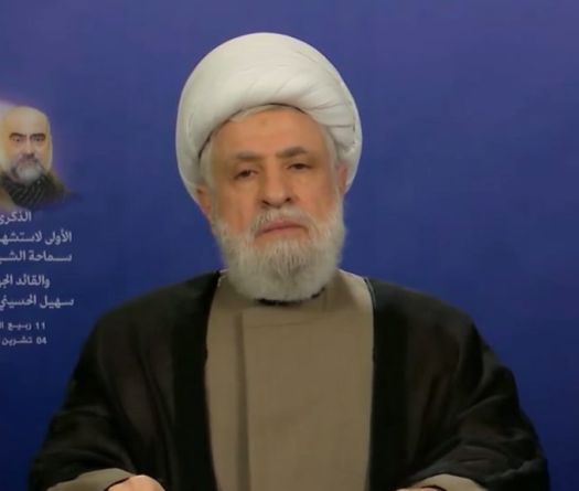 Naim Qassem Blasts Trump’s Plan and Criticizes the Lebanese Government