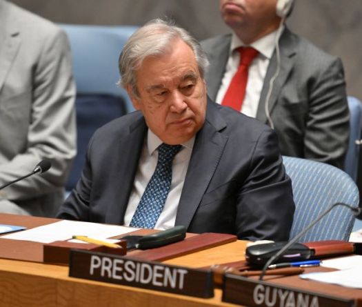 UN Chief Condemns Russia’s Largest Drone and Missile Attack on Ukraine