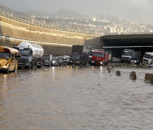 Lebanon’s Roads Face the Eternal Test of Rain