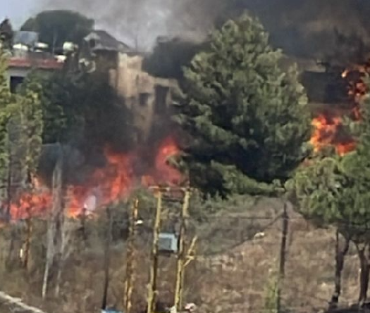 Wildfires Rage in Akkar as Flames Threaten Homes