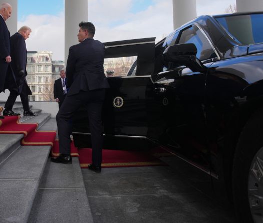 Trump and Biden Head to Capitol for Inauguration