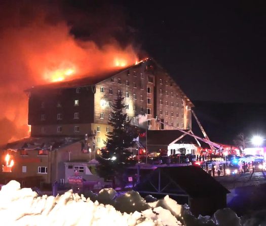 Fire at Turkey Ski Resort Hotel Kills 66, Injures 51 