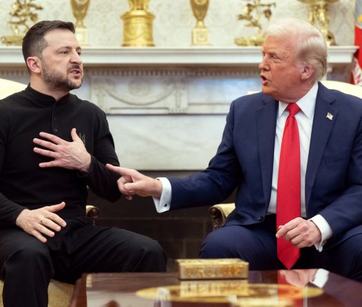 Trump and Zelensky Clash in Oval Office Shouting Match