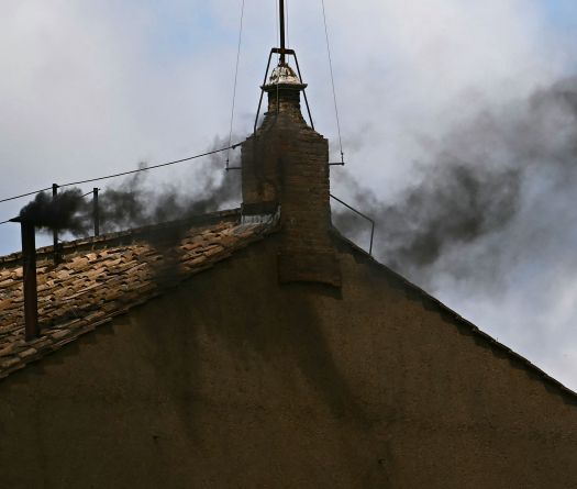 Black Smoke from Sistine Chapel Chimney, Cardinals to Vote Again