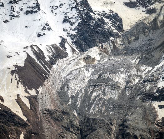 Switzerland Monitoring for Flood Risk after Huge Glacier Collapse