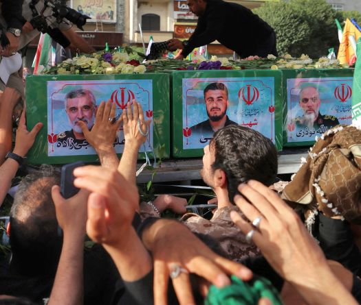Iran Holds State Funeral for Top Brass Slain in War With Israel