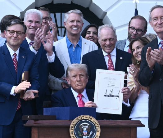 Trump Signs His \