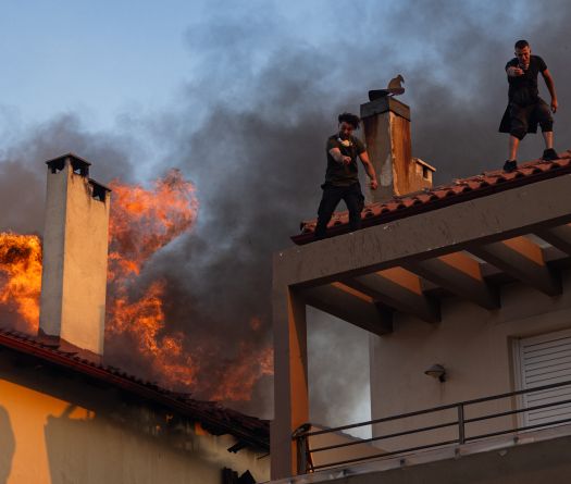 Greece battles major wildfires amid persistent heatwave
