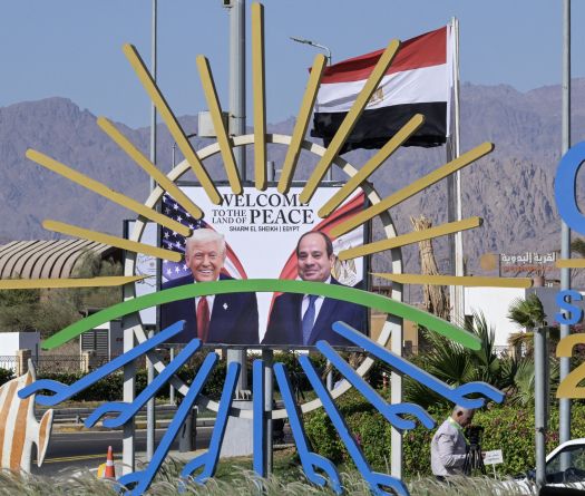 Trump Arrives in Sharm el-Sheikh After Hero’s Welcome in Jerusalem