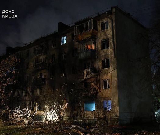 Russian Strikes on Kyiv Apartment Blocks Kill Six