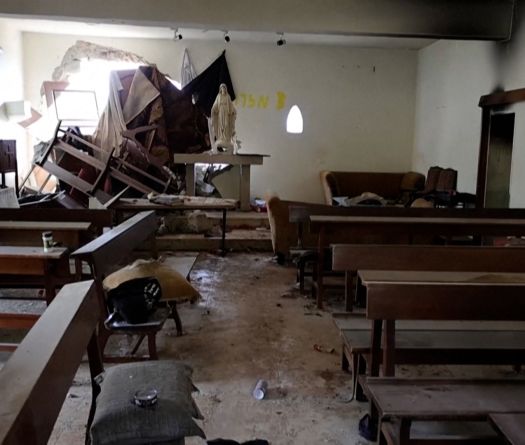 Lebanese Christian Border Village in Ruins After Israeli Withdrawal