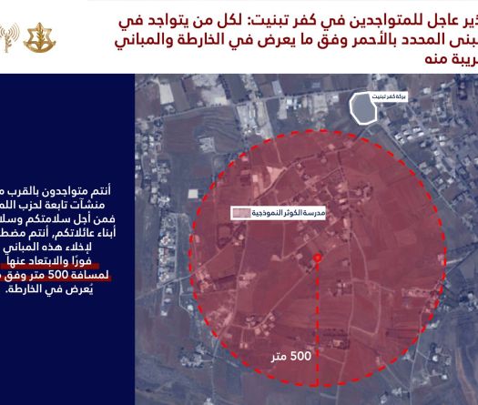 Series of Israeli Raids in Southern Lebanon