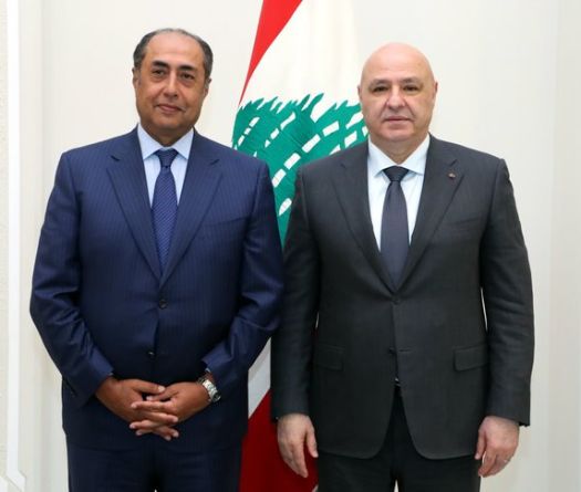 Zaki Conveys Arab League Support for Lebanese Sovereignty