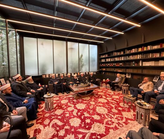 Joumblatt Hosts Key Meeting with Muftis