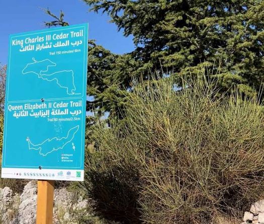 King Charles III Cedar Trail Opens in Lebanon