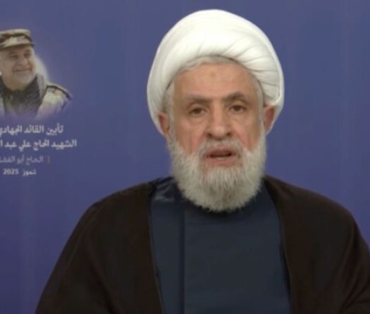 Naim Qassem Rejects Disarmament, Warns Israel