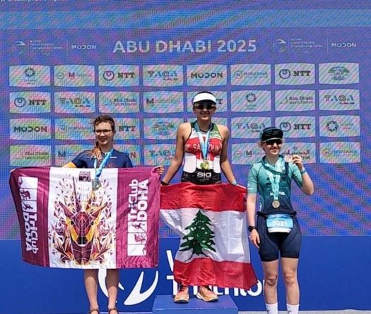 Triathlon: Mia Sahioun Rises to the Top of West Asia