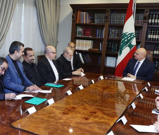 Aoun Stresses Sovereignty as Iran’s Larijani Maps Out Suggestions for Lebanon