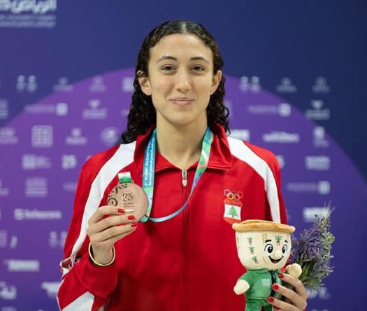 ISG: Lebanon Moves Forward, Lynn el-Hajj Takes Bronze in the 200m