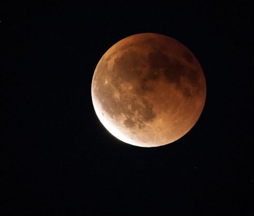 Blood Moon over the World